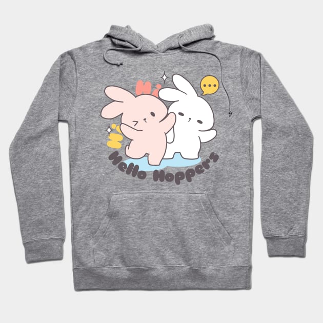 Hello, It's Bunny Time: Fun-Filled Moments with Loppy Tokki's Duo Hoodie by LoppiTokki